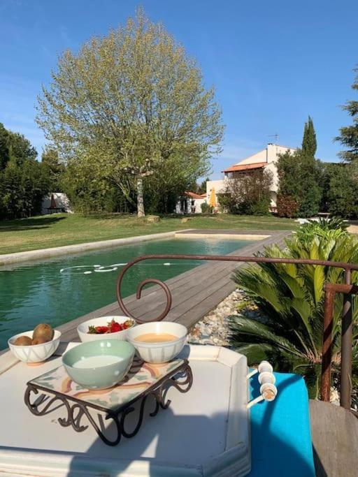 Petit Mas Calme Typique Du Sud ! Villa Valergues Exterior foto